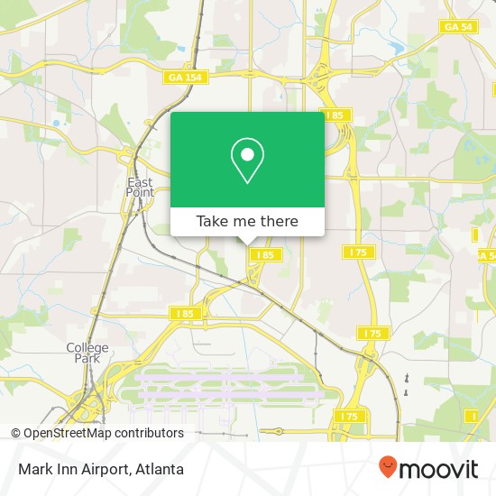 Mark Inn Airport map