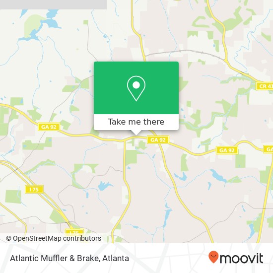 Mapa de Atlantic Muffler & Brake