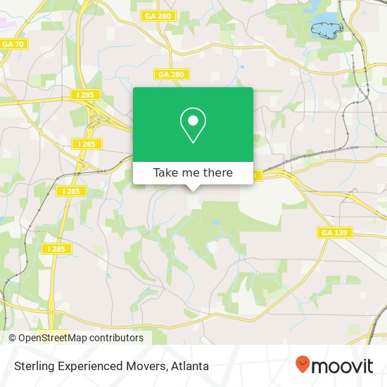 Mapa de Sterling Experienced Movers