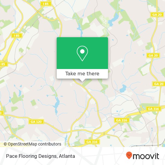 Pace Flooring Designs map