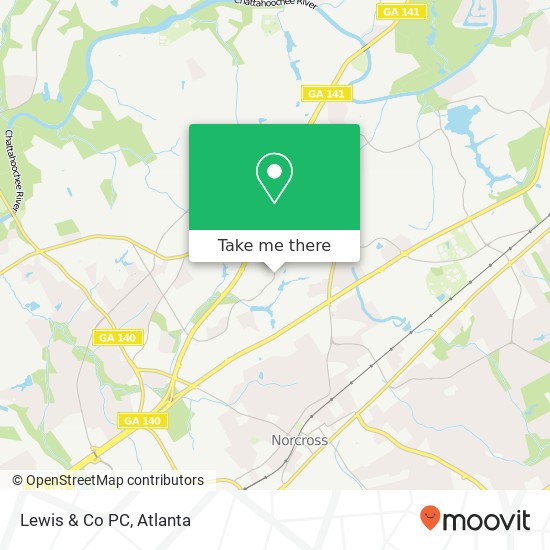 Mapa de Lewis & Co PC
