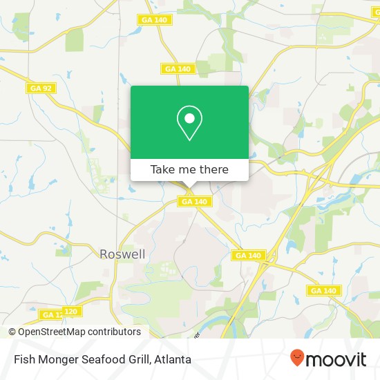 Mapa de Fish Monger Seafood Grill