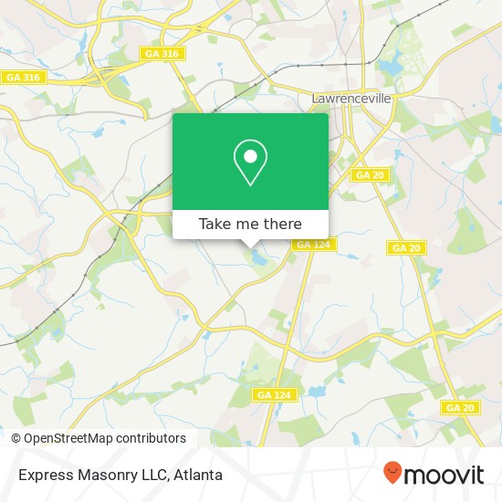 Mapa de Express Masonry LLC