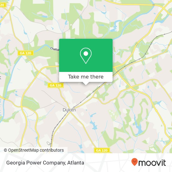 Georgia Power Company map