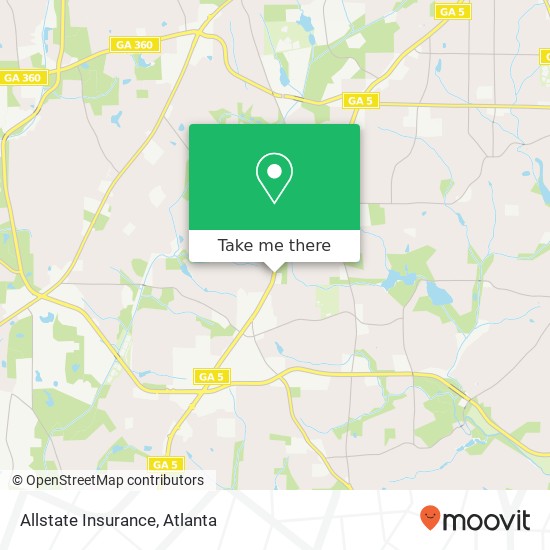 Allstate Insurance map