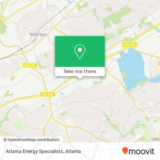 Mapa de Atlanta Energy Specialists