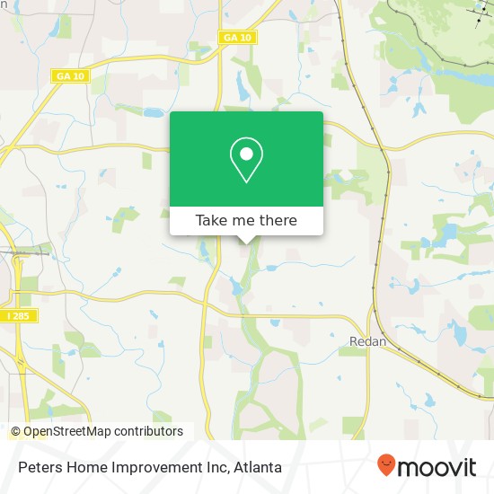 Mapa de Peters Home Improvement Inc