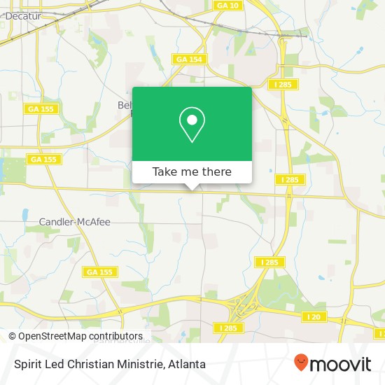 Spirit Led Christian Ministrie map