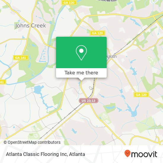 Atlanta Classic Flooring Inc map