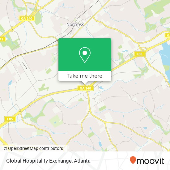 Global Hospitality Exchange map