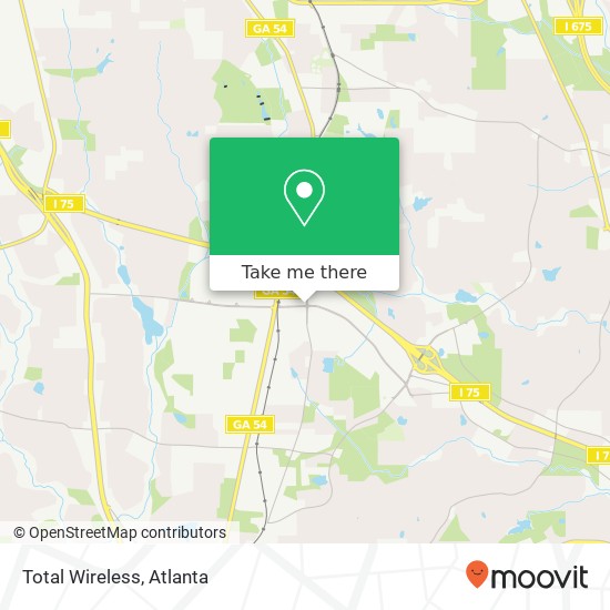 Total Wireless map