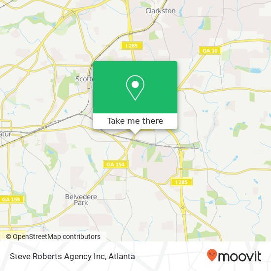 Mapa de Steve Roberts Agency Inc