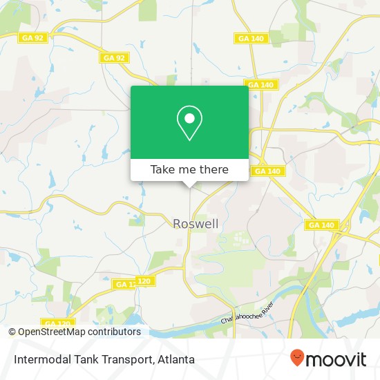 Intermodal Tank Transport map