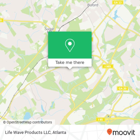 Mapa de Life Wave Products LLC