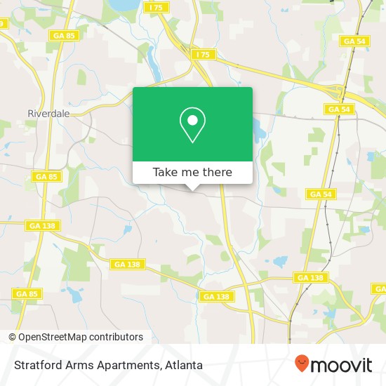 Stratford Arms Apartments map