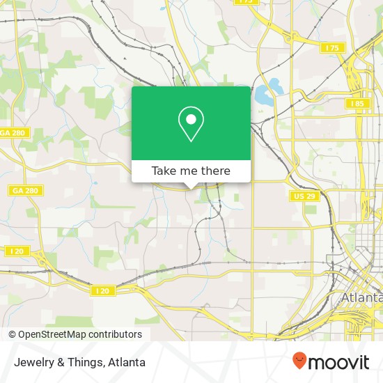 Mapa de Jewelry & Things