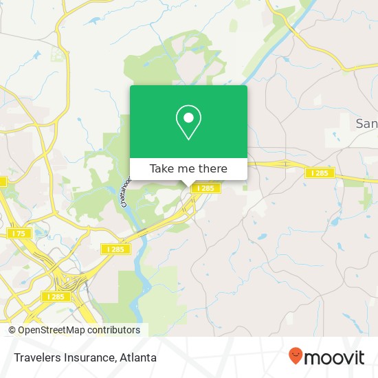 Travelers Insurance map