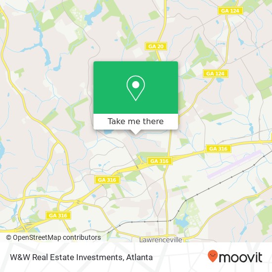 Mapa de W&W Real Estate Investments