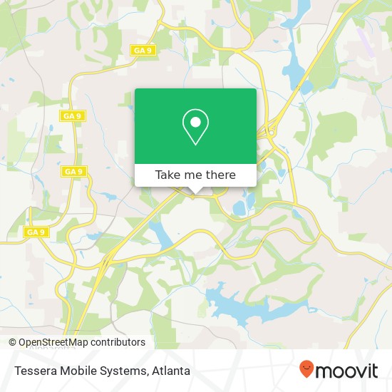 Tessera Mobile Systems map