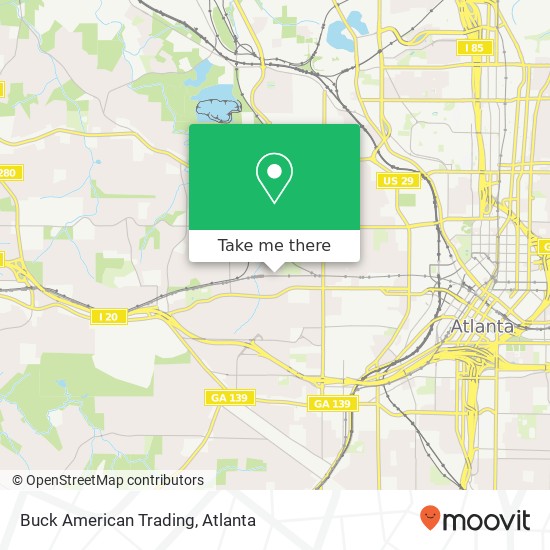 Mapa de Buck American Trading