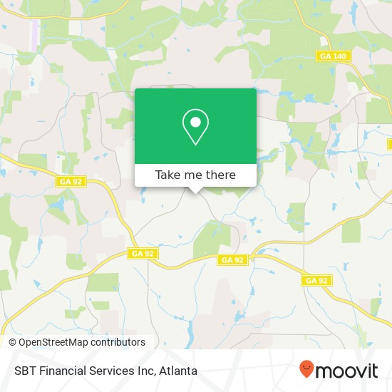 SBT Financial Services Inc map