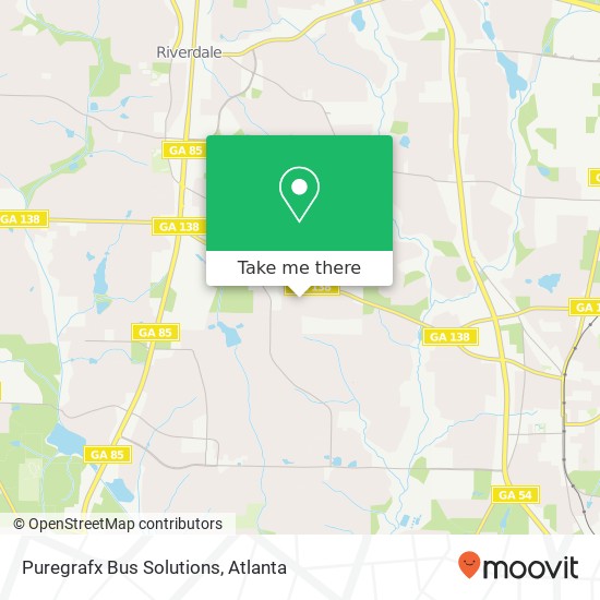 Mapa de Puregrafx Bus Solutions