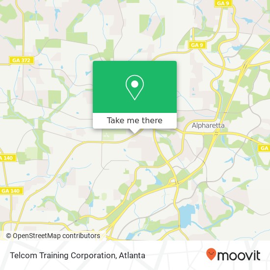 Telcom Training Corporation map