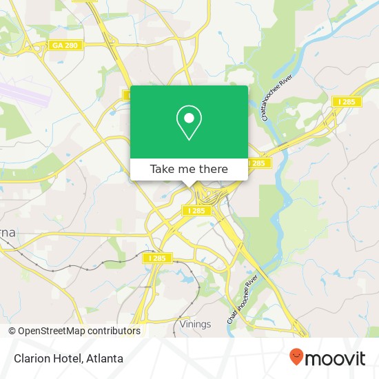 Mapa de Clarion Hotel