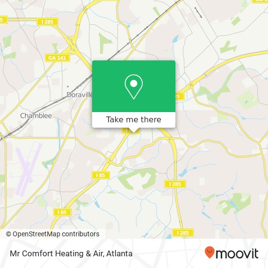 Mapa de Mr Comfort Heating & Air