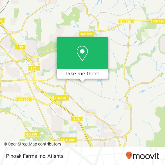 Pinoak Farms Inc map