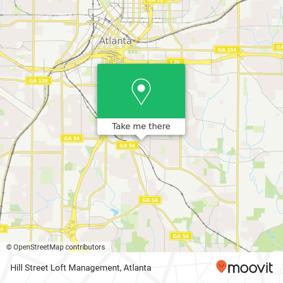 Mapa de Hill Street Loft Management