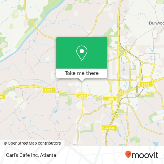 Mapa de Carl's Cafe Inc