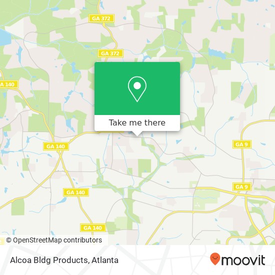 Alcoa Bldg Products map