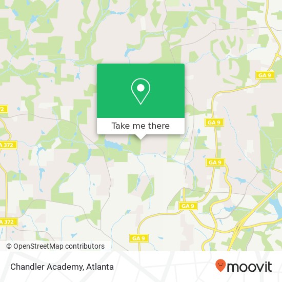 Chandler Academy map