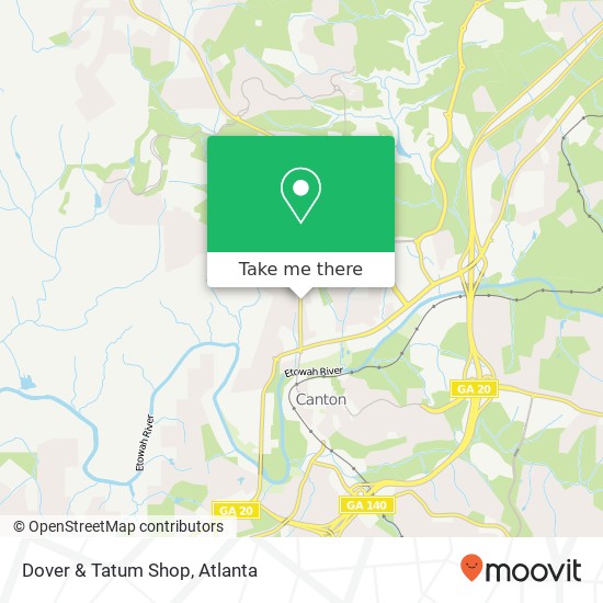 Mapa de Dover & Tatum Shop