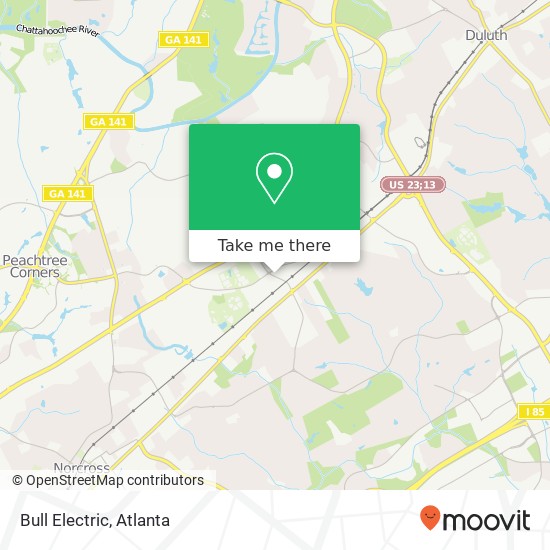 Bull Electric map