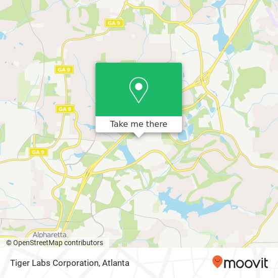 Tiger Labs Corporation map