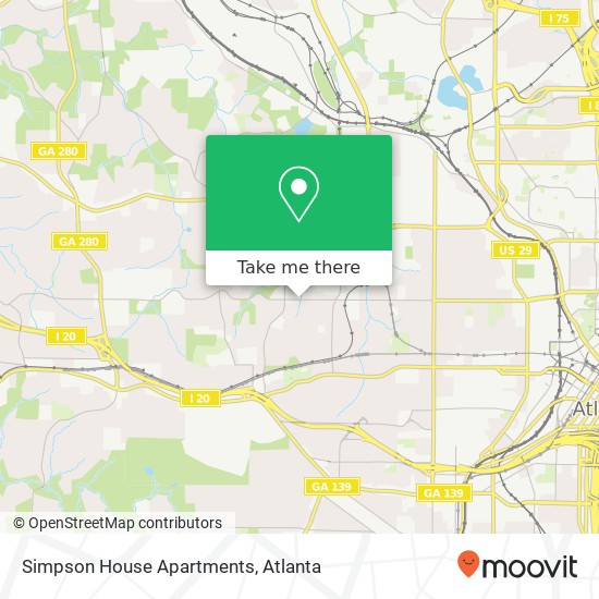 Mapa de Simpson House Apartments