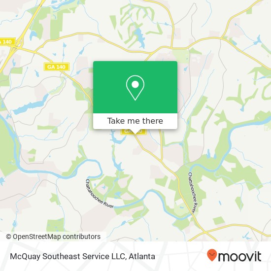 McQuay Southeast Service LLC map