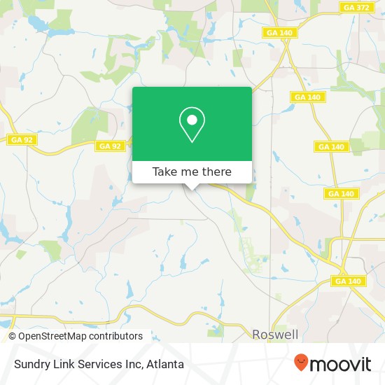 Sundry Link Services Inc map