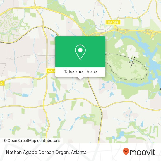 Nathan Agape Dorean Organ map