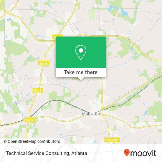 Mapa de Technical Service Consulting