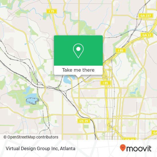 Virtual Design Group Inc map