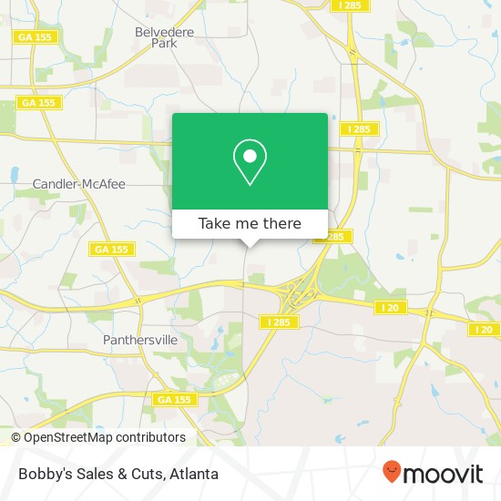 Bobby's Sales & Cuts map