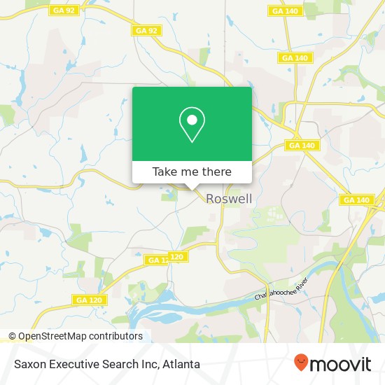 Mapa de Saxon Executive Search Inc