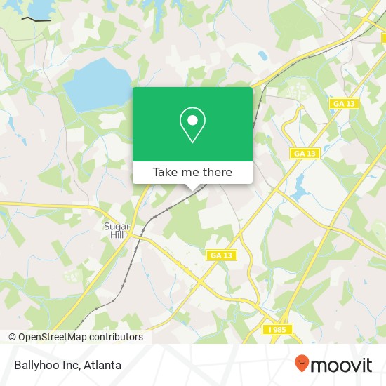 Ballyhoo Inc map