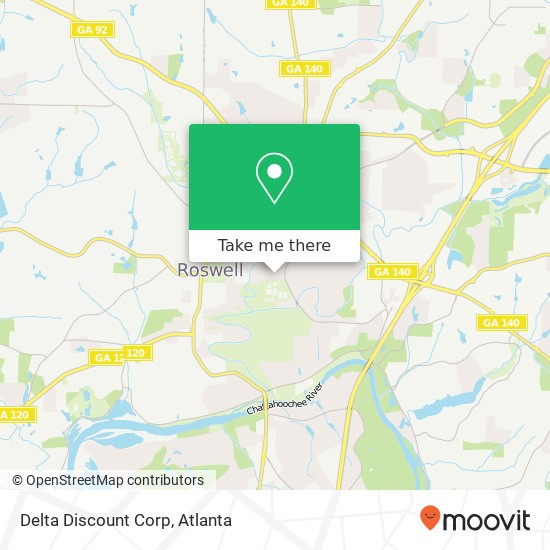 Mapa de Delta Discount Corp