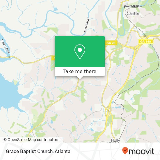 Grace Baptist Church map