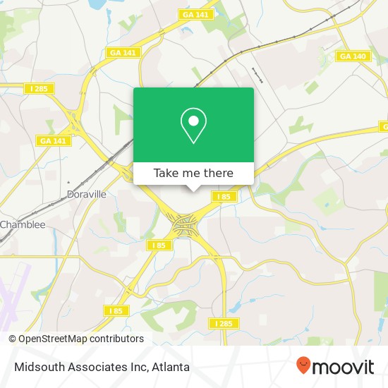Mapa de Midsouth Associates Inc