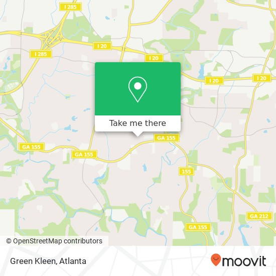 Mapa de Green Kleen